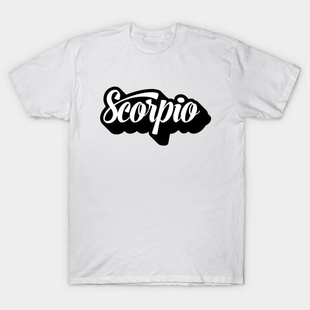 Scorpio Zodiac // Coins and Connections T-Shirt by coinsandconnections